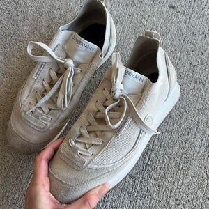 Light Pink Suede Zimmermann Sneakers